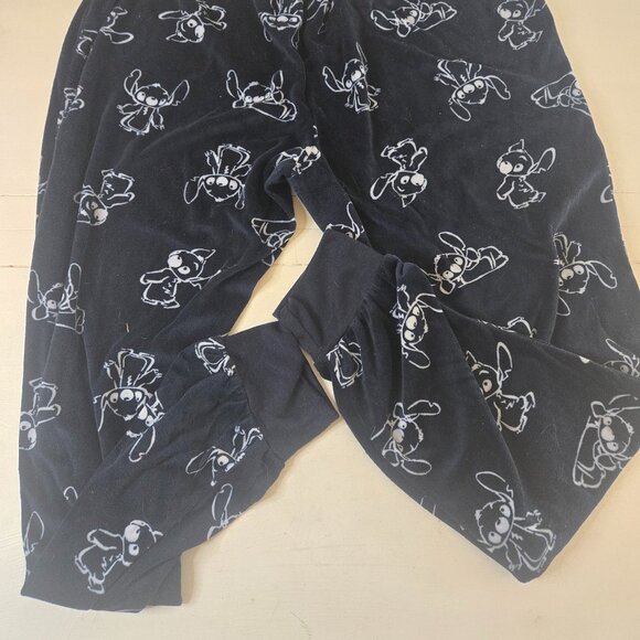 Disney Sleepwear Stitch Blue w White Stitch PJ Pants Women's Size Medium - Picture 2 of 5